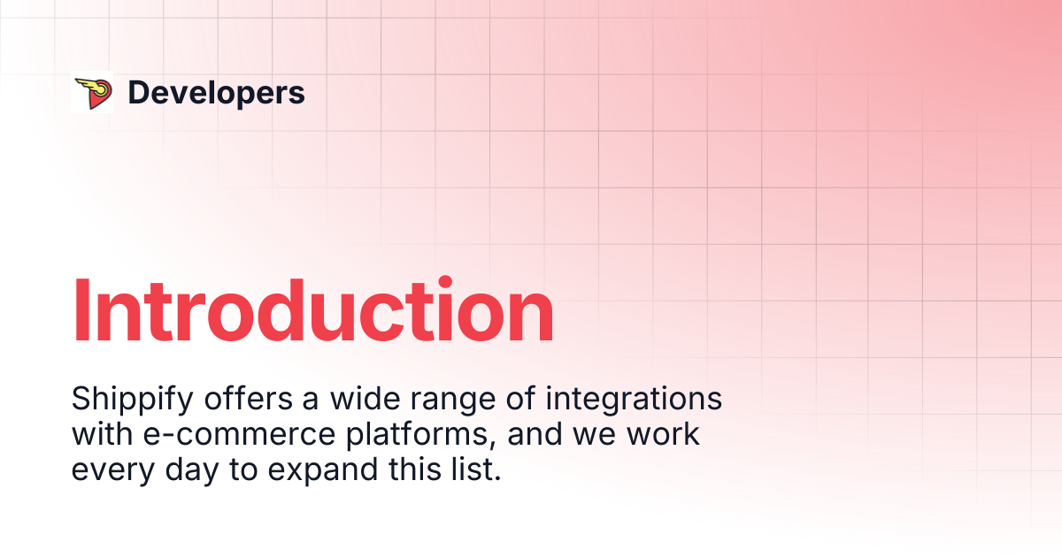 Introduction | English | Developers